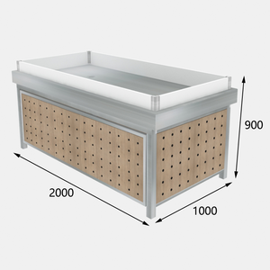 Expositor Refrigerado Personalizado para Supermercado, Balcão de Exibição de Congelados, Mesa de Exibição de Peixes e Frutos do Mar - Product Image 4