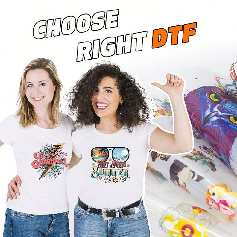 For Heat Transfer Printing Transfers Ready to Press Transfer Paper & Film for Garment DIY