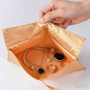 Satin <b>Envelope</b> Dust Custom Logo Storage Pouch for Scarves Clothing <b>Gift</b> Bag - Product Image 2
