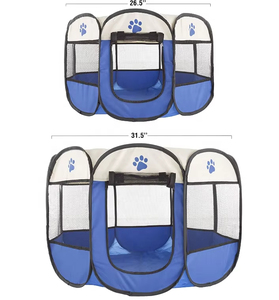 เต๊นท์สัตว์เลี้ยงพับได้เต็นท์สุนัขเล่นรั้วนอน - Product Image 2