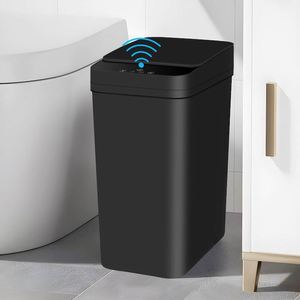 Touchless Motion <strong>Sensor</strong> Small Slim Garbage Can Smart Electric Indoor Kitchen Waterproof <strong>Trash</strong> <strong>Bin</strong> with <strong>Sensor</strong> - Product Image 3