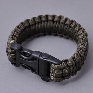 สร้อยข้อมือไนลอนพาราคอร์ดสีเทา อุปกรณ์เอาตัวรอดกลางแจ้งที่ทนทาน - Product Image 5