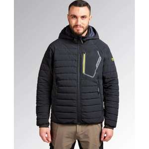 DIADORA UTILITY - 702.180799-80013/XL <b>Padded</b> stretch jacket with <b>thermal</b> eco-certified SORONA® AURA wadding Black WORK JACKETS - Product Image 2