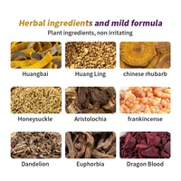 KONZEYUAN Crème/Pommade Suppositoire à base de plantes à action rapide pour le soulagement des douleurs hémorroïdaires, usage interne/extérieur, élimine les nodules anaux