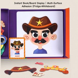Road Trip <b>Puzzle</b> Toys Vehicle Pirate Princess Role Play Theme Magnetic <b>Puzzles</b> <b>Box</b> for Kids - Product Image 4