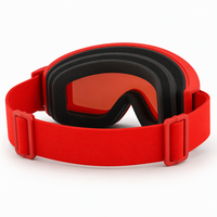 Masque de ski haut de gamme anti-buée avec protection UV, lunettes de snowboard, moto et tout-terrain pour adultes, équipement de sport d'hiver