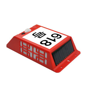 โคมไฟติดผนังกลางแจ้งแบบกันน้ำ IP65 พร้อมไฟ LED ตัวเรือน ABS ใช้พลังงานแสงอาทิตย์ ป้ายเลขที่บ้านพร้อมไฟ 8+88 ตัวเลข - Product Image 4