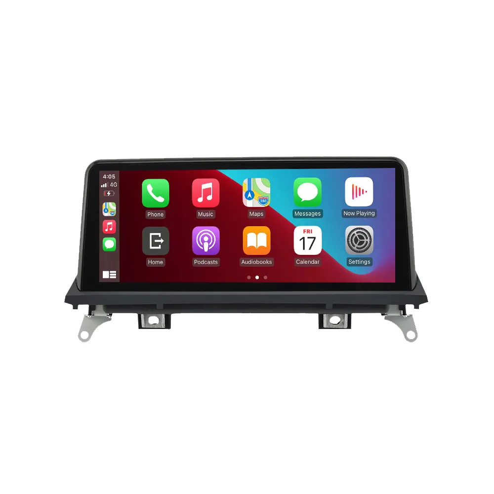 Road Top Sistem Linux 10.25 "Stereo Nirkabel Android Carplay Mobil Layar Sentuh untuk BMW X5 E70 X6 E71 CIC Sistem 2011-2013