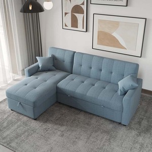 عكسها الأريكة السرير سحب L شكل أريكة سرير شقة الملكة أريكة نوم - Product Image 1