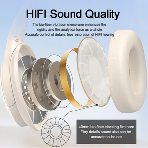 Fone de Ouvido Gamer Sem Fio Siberia WolfLawS Dinâmico 2.4G/ On-Ear Over-Ear com Cancelamento de Ruído Microfone USB Tipo-C <span class=keywords><strong>Gamecube</strong></span> - Product Image 4