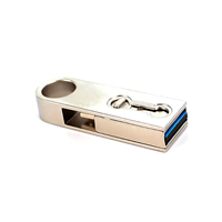 Clé USB rotative 2-en-1 OTG Type C USB-A en métal, USB 2.0, 16 Go, 32 Go, 64 Go, avec logo personnalisé, vente en gros en vrac, en stock