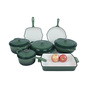 Bộ nồi chảo gang 7 món chống dính kèm nắp - Product Image 1