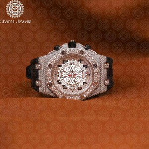 Montre en diamant la plus vendue, utilisée pour les montres professionnelles et les accessoires décoratifs raffinés pour poignets, disponible au meilleur prix - Product Image 6