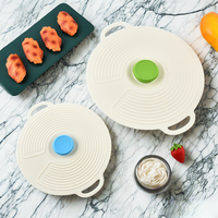 2025 Produit de vente chaud Couvercle en silicone réutilisable, anti-déversement, ustensiles de cuisine, de qualité alimentaire, pour tasses, bols, assiettes, casseroles