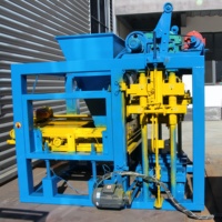 Máquina Hidráulica para Fabricar Bloques QT4-25 para Producción de Ladrillos Sólidos, Bloques Huecos y Adoquines Entrabados