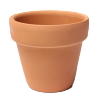 3Pcs Brown Clay Kecil Terracotta Tanaman Bunga Pot
