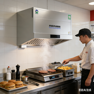 Campana Extractora Comercial sin Ventilación con 98% de Eliminación de Humo |   Unidad Ecológica ESP Tipo Placa |   Sistema de Emisión de Baja Altitud para Grasa Ligera - Product Image 3