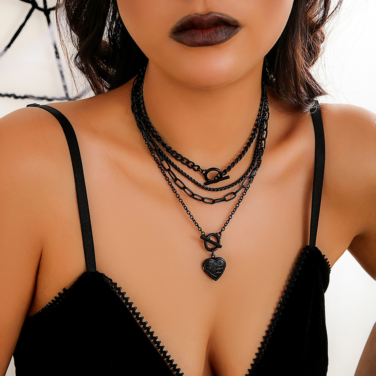 Estilo 3-corazón negro