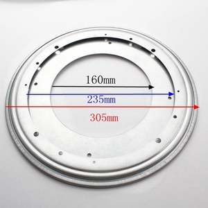 Plateau tournant rotatif en métal rond de 12 pouces ou 303 mm avec roulement à billes - Product Image 4