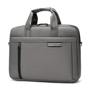 New Custom Durable Waterproof Slim Grey Nylon Shoulder Shockproof Unisex Crossbody Work Portable <b>Laptop</b> Backpack Bag - Product Image 3