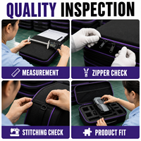 Caja Protectora Personalizada de EVA para Viales de Insulina y Péptidos, Resistente al Agua, Apta para Congelador, con Compartimento para Hielo, Venta al por Mayor, con Logotipo, Color Negro, FRANCO