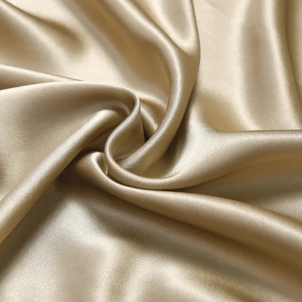 Tecido de seda para vestidos, venda quente de tecido de seda macio amigável à pele, 19mm, 100%, amoreira, pura, multicolor, para vestidos