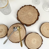 Personnalisé Rustique Pin Verres En Bois