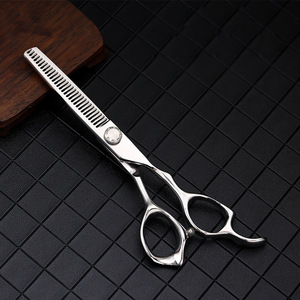 Professional Hairdressing Scissors 6 Inch Stainless Steel Thinning Shears Salon Grade Flat Blade Long Handle - Product Image 3