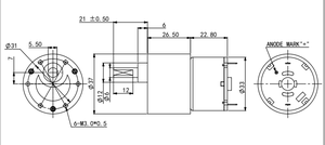 맞춤형 하이 퀄리티 <span class=keywords><strong>DC</strong></span> 모터 520 저소음 6V 9V 마이크로 기어 모터 200RPM 150RPM 소형 브러시 <span class=keywords><strong>DC</strong></span> 모터 - Product Image 2