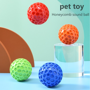 Kinghon Thickened Rubber <b>Dog</b> <b>Ball</b> Custom Logo TPR Squeaky <b>Dog</b> <b>Ball</b> Toy for Aggressive Chewers OEM Factory - Product Image 3
