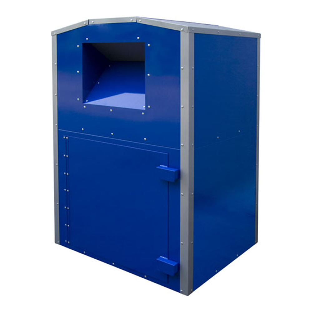 Корзина для пожертвования одежды большого объема, стальная корзина для пожертвования