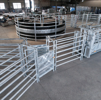 Panneau de cheval de prix usine 3 4 5 6 panneaux de bétail de stylo rond de rail clôture de corral de cheval