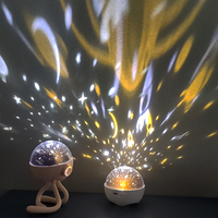 Lampe de Chevet Projecteur Étoiles USB pour Chambre d'Enfant, Veilleuse Personnalisable avec Image, Mini Projecteur de Nuit pour Bébé