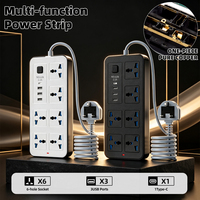 Multiprise universelle OEM 6 voies avec 3 ports USB et 1 port Type C, 3 m, certifiée CE ROHS