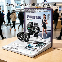 Support d'affichage de montres en acrylique moderne et simple, livraison rapide directe usine, idéal pour les professionnels de la technologie