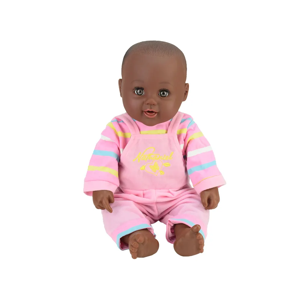 Muñeca de goma suave de 18 pulgadas para bebés, muñeco de vinilo de simulación para entrenamiento de mujeres y el hogar, para baño y juego