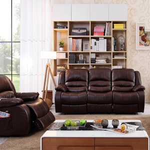 Electric Recliner Sofa Combination With <b>Coffee</b> Table Foam Filling Reclining Feature For Living Room Bedroom Small Apartment - Product Image 1