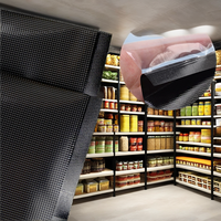 Sac de nourriture sous vide épais robuste noir PE sac de rangement sous vide surface gaufrée sac de thermoscellage pour salade bébé nourriture chewing-gum