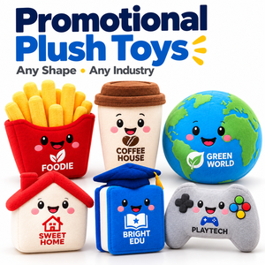 Muñecos de Peluche Personalizados al por Mayor, Juguetes de Peluche de Marca, Juguetes de Mascotas Suaves para Promociones Empresariales, Recuerdos, Eventos y Regalos para Clientes - Product Image 1