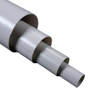 Leggero UPVC 110 tubo di drenaggio e di approvvigionamento idrico DN110 comunale PVC160 parete piana parete diritta superficie liscia materiale PVC - Product Image 4