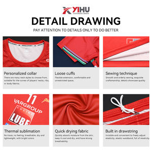 Heren Volleybal Jersey Ademende Sportkleding Voor Heren En Meisjes Spelers Oem Service - Product Image 4