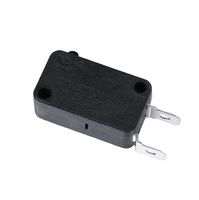 Micro-interrupteur noir KW7-0E de haute qualité, 2 broches, SPST NC, normalement fermé, courant maximal 16A/3A, tension maximale 250VAC