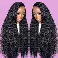 Perruque SDD Pixie pré-épilée en cheveux humains, cuticules alignées, cheveux bruts, tailles 13x4, 13x6, 5x5, 4x4, perruque longue bouclée avec dentelle frontale HD