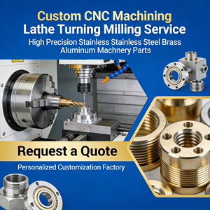 Componenti Personalizzati in Alluminio per Macchinari, Lavorazione CNC, Tornitura, Fresatura, Servizio di Alta Precisione in Acciaio Inossidabile, Ottone, AISI4140, 42CrMo - Product Image 3