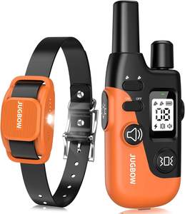 Collar de Adiestramiento para Perros con Control Remoto de 4200 Pies, para Perros Medianos y Grandes de 15-120 Libras, con Luz LED, Resistente al Agua IPX7, de Plástico y Nailon - Product Image 1