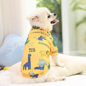 Hoogwaardige, milieuvriendelijke luxe kledingvest voor huisdieren, schattig cartoon zomer casual honden- en kattenvest, eenvoudig voor verjaardag en Kerstmis - Product Image 6