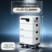 Système de stockage d'énergie solaire tout-en-un empilable de 62 kWh pour usage résidentiel hors réseau