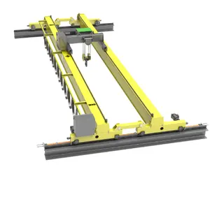 Grúa puente eléctrica de doble viga 45T CE ISO 9001 calidad garantizada 2 años