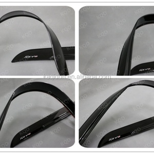 Nouveaux accessoires de voiture noirs d'origine, déflecteurs de fenêtres, visière de porte pour Hilux Revo 2021-2023 - Product Image 5