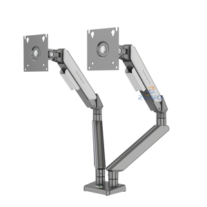<span class=keywords><strong>Support</strong></span> double moniteur Zeno à ressort à gaz, élégant, pour écrans de 17 à 32 pouces, <span class=keywords><strong>support</strong></span> de bureau robuste, <span class=keywords><strong>support</strong></span> double moniteur, charge 2-9 kg - Product Image 5